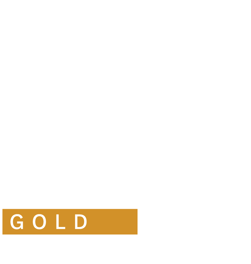 Qualmark 4 Star Plus Gold Sustainable Tourism Business Award Logo Reverse